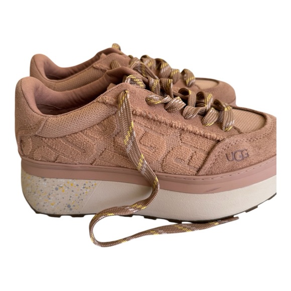 UGG Neumel Platform Sneakers in Pink Suede - Size US 8 - Picture 2 of 5